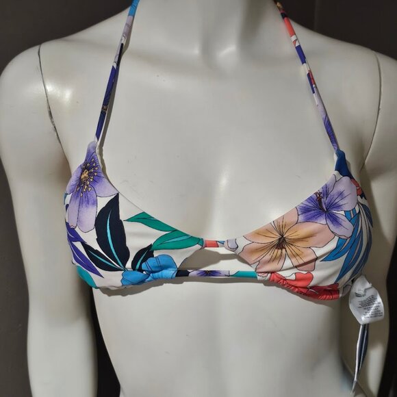 O'Neill Abbie Floral Madrid Bikini Top - Picture 2 of 7